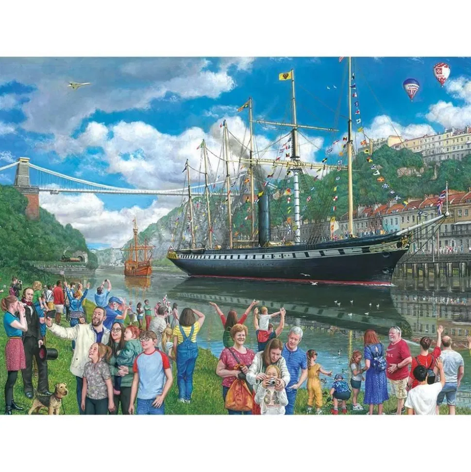 Puzzle 1000 pièces : SS Great Britain - Une odyssée imaginaire - Gibsons