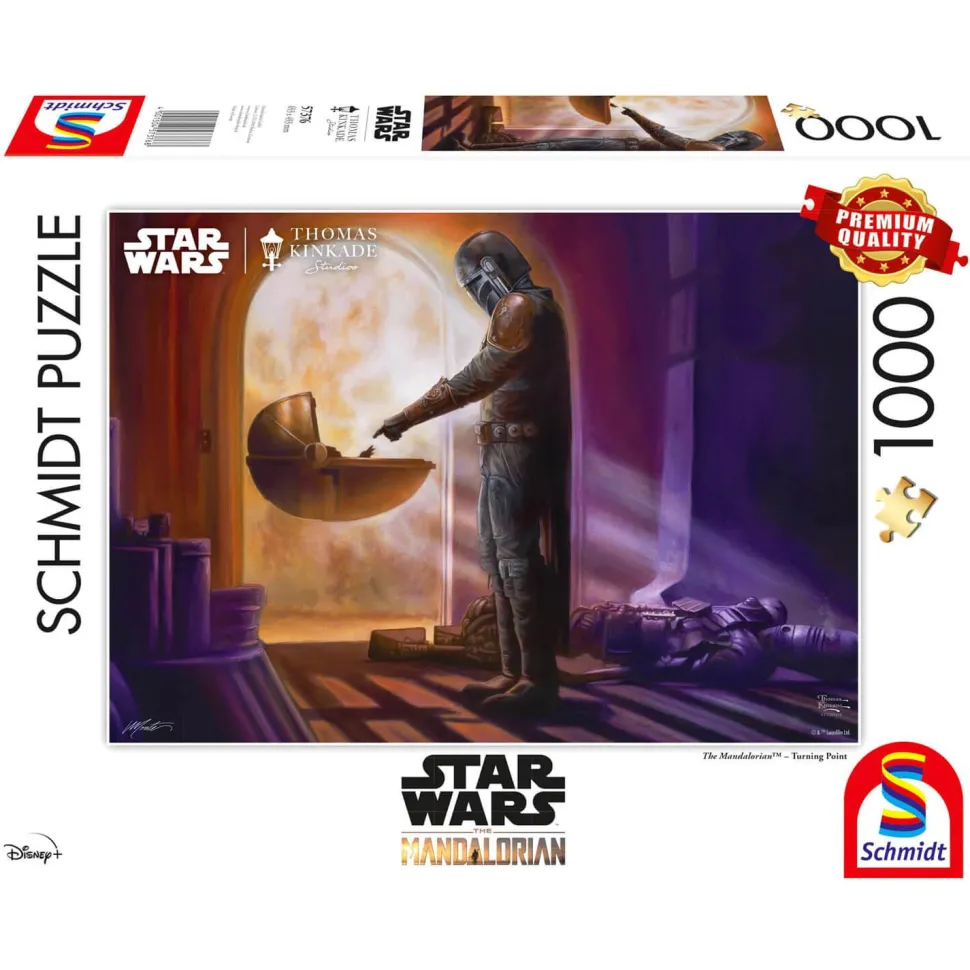 Puzzle 1000 pièces : Star Wars The Mandalorian : Tournant - Schmidt