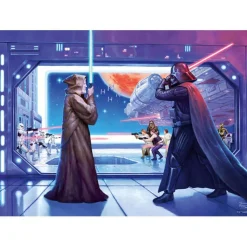 Puzzle 1000 pièces : Star Wars : Thomas Kinkade : La bataille finale d'Obi Wan - Schmidt