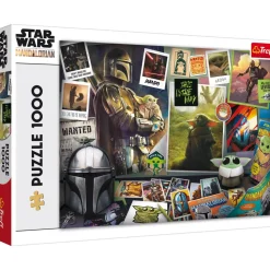 Puzzle 1000 pièces : Star Wars The Mandalorian - Collection Grogu - Trefl