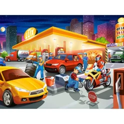 Puzzle 60 pièces : Station service - Castorland
