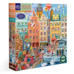 Puzzle 1000 pièces : Stockholm - Eeboo