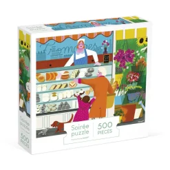 Puzzle 500 pièces : sur le marché - Janod