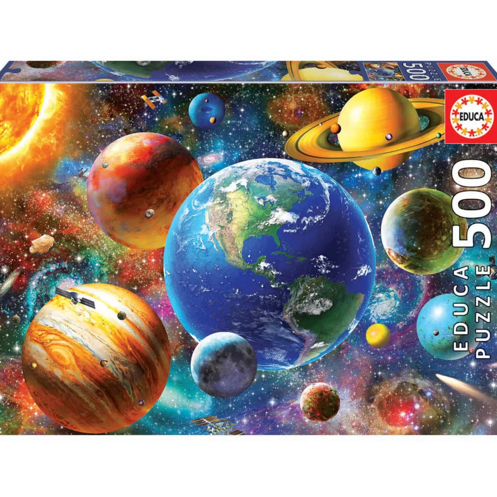 Puzzle 500 pièces : Système solaire - Educa