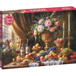 Puzzle 2000 pièces : Table baroque - CherryPazzi