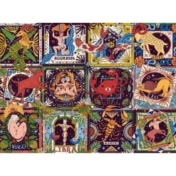 Puzzle 1000 pièces : Technologie Unlimited Fit : Signes du Zodiaque - Trefl Prime