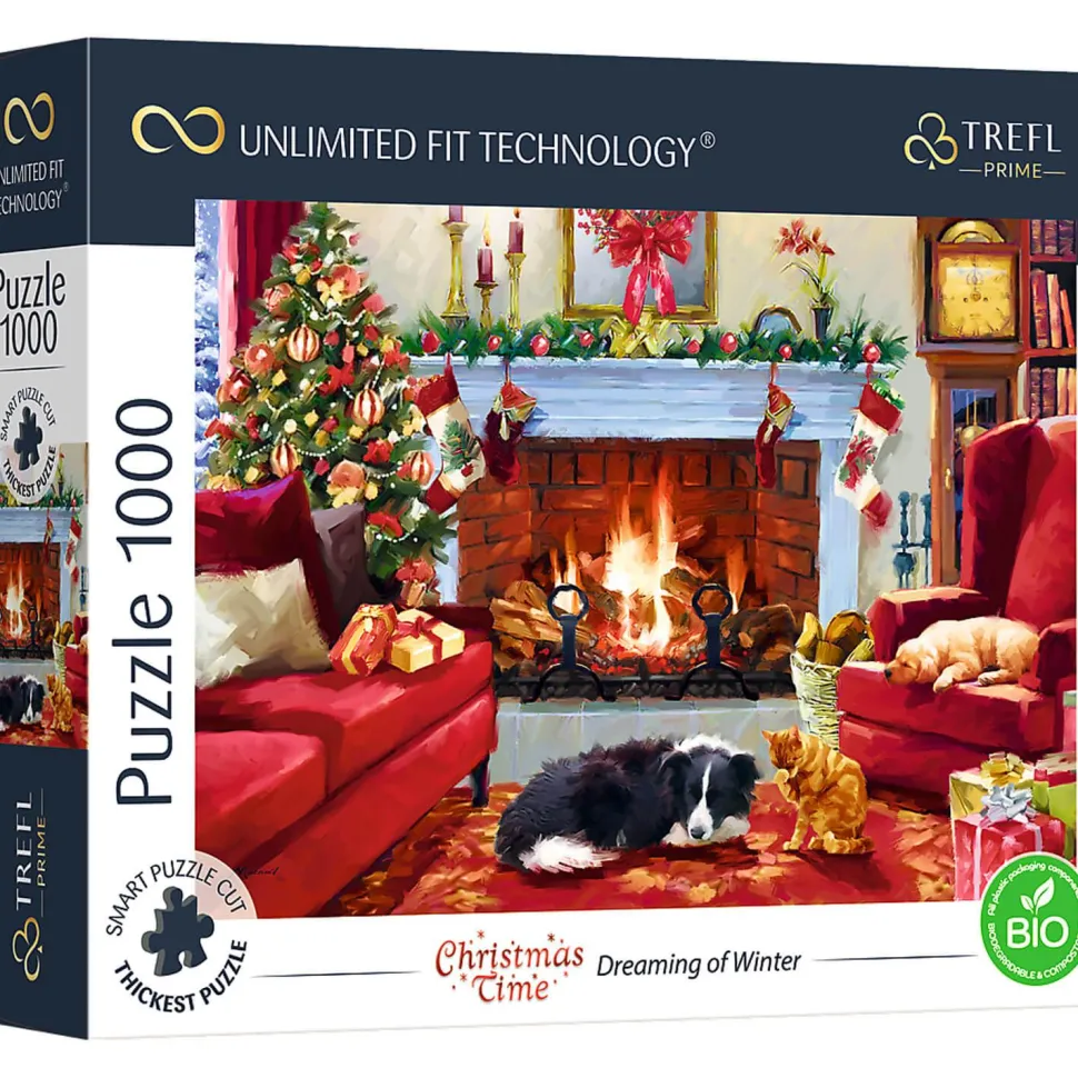 Puzzle 1000 pièces : Technologie Unlimited Fit : Rêver d'hiver - Trefl Prime