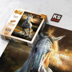 Puzzle 500 pièces : Tempête Blanche - Ks Games