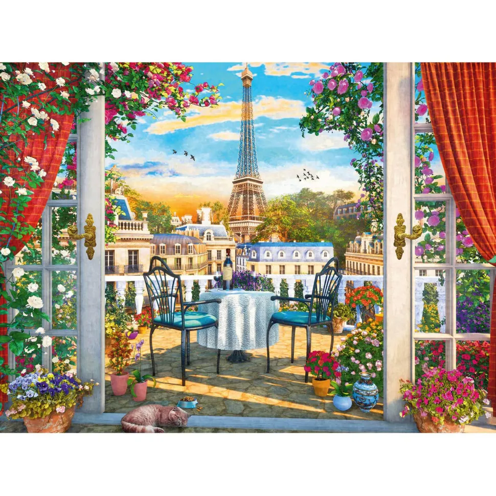 Puzzle 1000 pièces : Terrasse à Paris - Schmidt