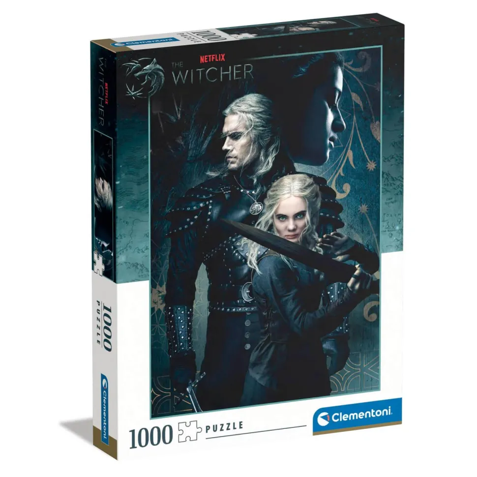 Puzzle 1000 pièces : The Witcher - Clementoni