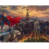 Puzzle 1000 pièces - Thomas Kinkade : Superman, protecteur de Metropolis - Schmidt
