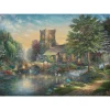Puzzle 1000 pièces : Thomas Kinkade : Willow Wood Chapel - Schmidt