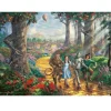 Puzzle 1000 pièces - Thomas Kinkade : Le Magicien d'Oz : Suivez la route des Briques Jaunes - Schmidt