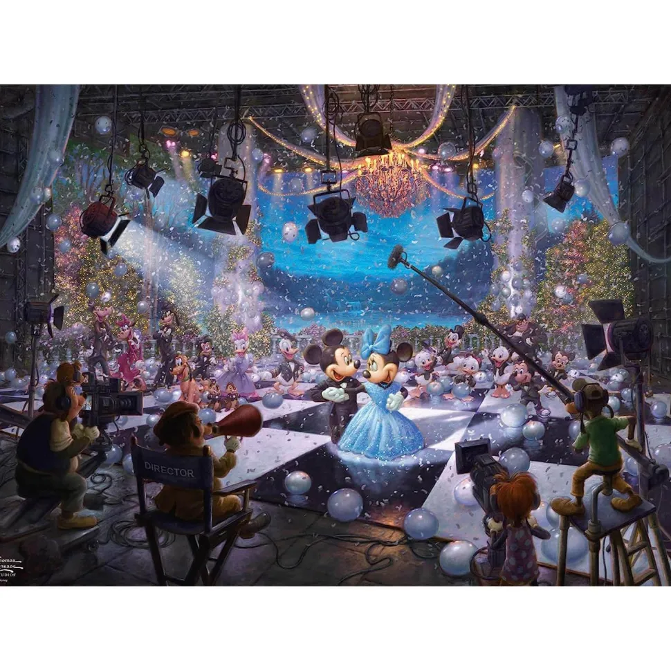Puzzle 1000 pièces : Thomas Kinkade : 100e anniversaire Disney - Schmidt