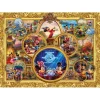 Puzzle 2000 pièces : Thomas Kinkade : Mickey et Minnie, Collage de rêve, Disney - Schmidt