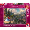 Puzzle 1000 pièces : Thomas Kinkade : La Belle au bois dormant, danse dans la lumière enchantée, Dis - Schmidt