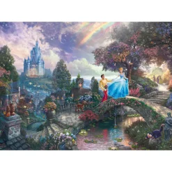 Puzzle 1000 pièces : Thomas Kinkade : Disney Cendrillon - Schmidt