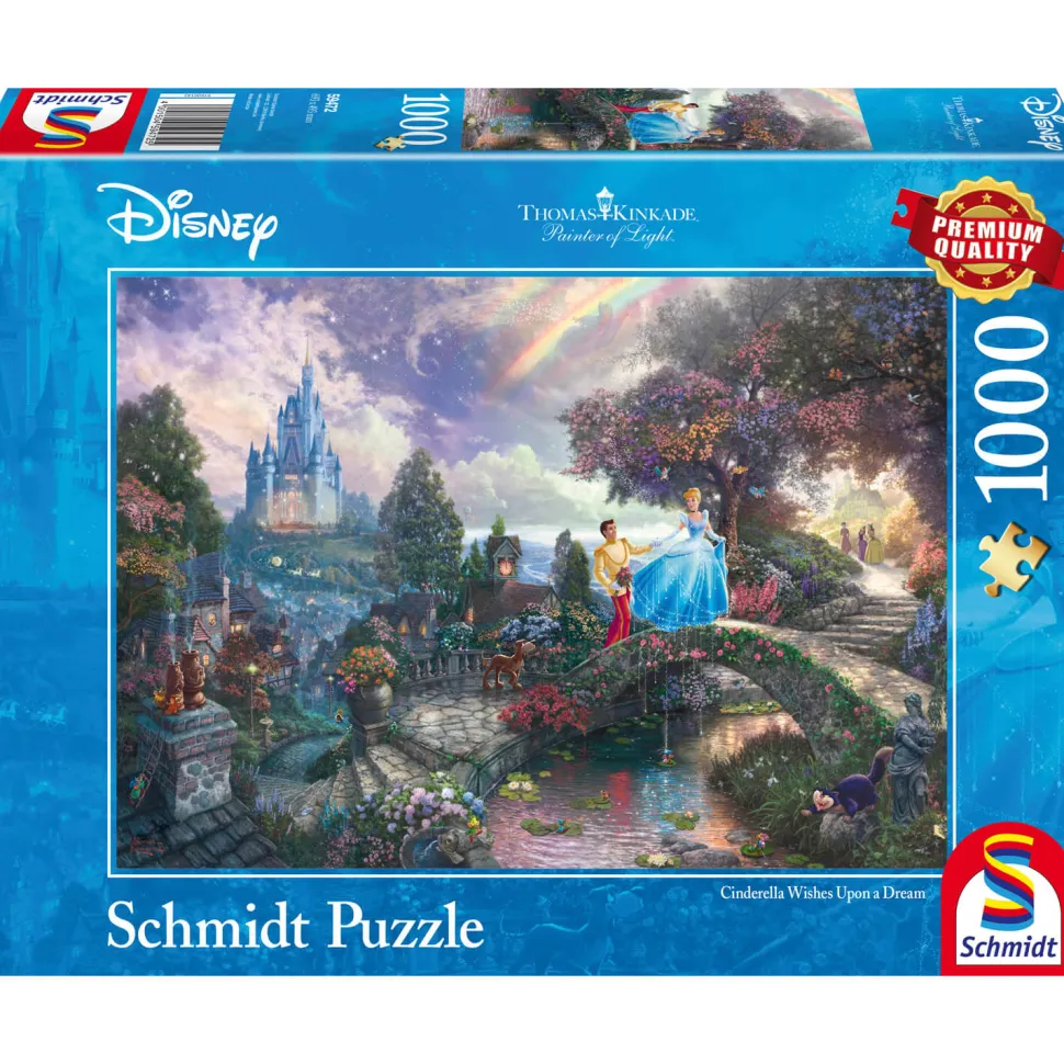 Puzzle 1000 pièces : Thomas Kinkade : Disney Cendrillon - Schmidt