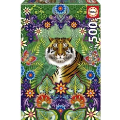 Puzzle 500 pièces : Tigre Du Bengale - Educa