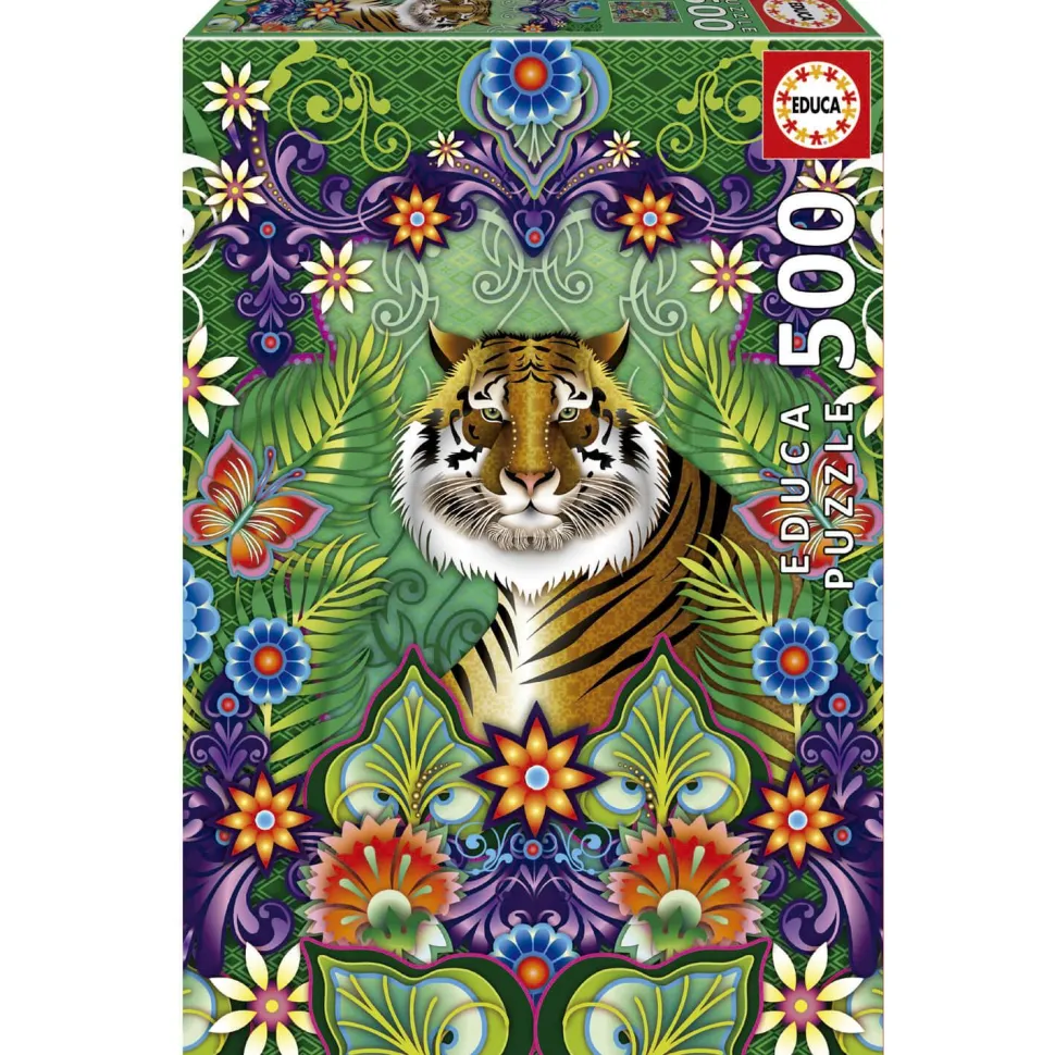 Puzzle 500 pièces : Tigre Du Bengale - Educa