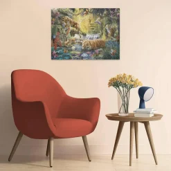 Puzzle 1500 pièces - Tigres au plan d'eau - Ravensburger