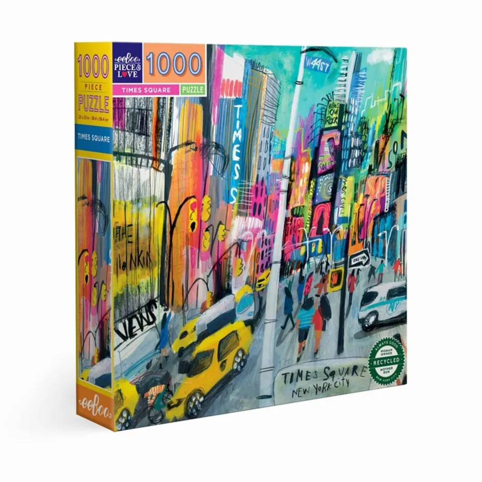 Puzzle 1000 pièces : TIMES SQUARE - Eeboo