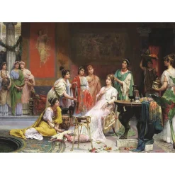 Puzzle 1500 pièces : Toilette d'une dame romaine - Anatolian