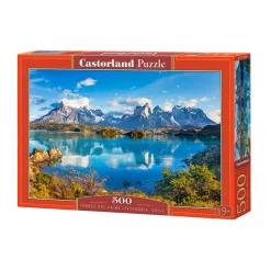 Puzzle 500 pièces : Torres Del Paine, Patagonie, Chili - Castorland