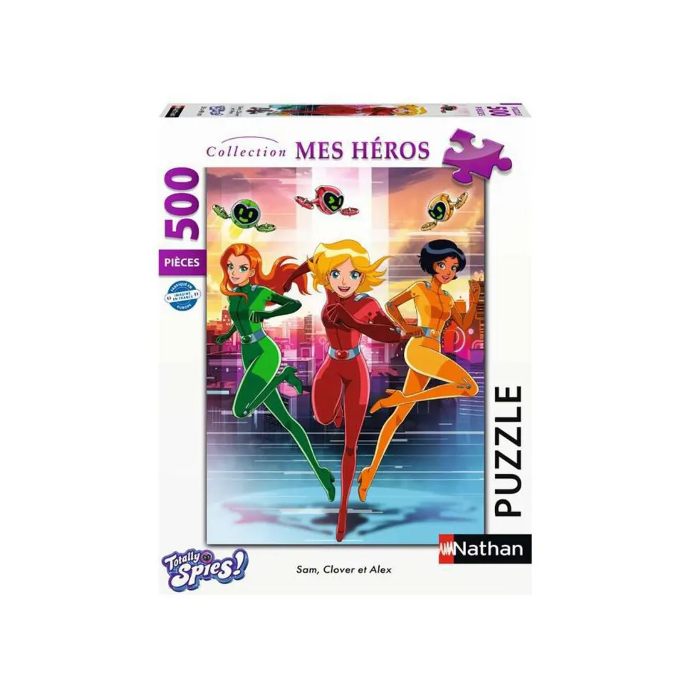 Puzzle 500 pièces : Totally Spies - Sam, Clover et Alex Totally Spies - Nathan