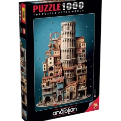 Puzzle 1000 pièces : Tour de Pise - Anatolian