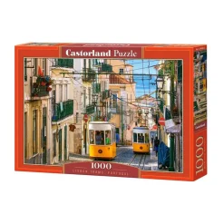 Puzzle 1000 pièces : Tramway de Lisbonne, Portugal - Castorland