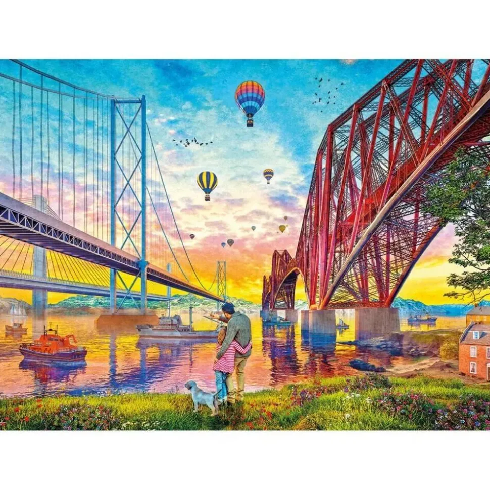 Puzzle 1000 pièces : Traversée des Trois Ponts - Gibsons