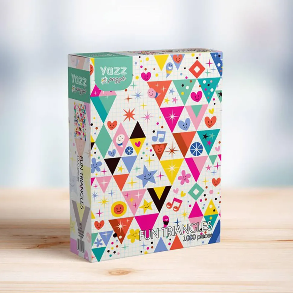 Puzzle 1000 pièces : Triangles amusants - Yazz puzzle