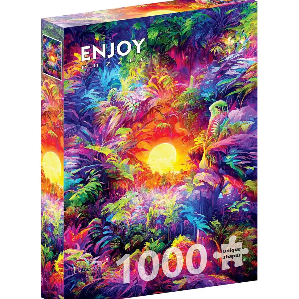 Puzzle 1000 Pièces : Tropique arc-en-ciel - EnjoyPuzzle