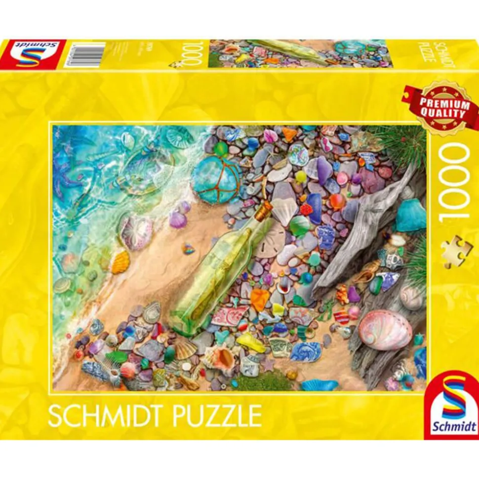Puzzle 1000 pièces : Trouvailles marines étincelantes - Schmidt