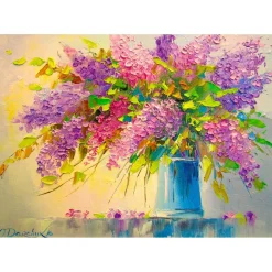 Puzzle 1000 Pièces : Un bouquet de lilas - EnjoyPuzzle