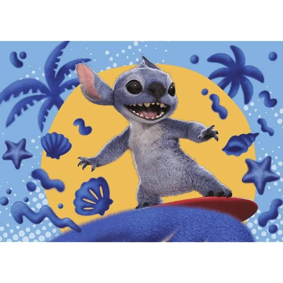 Puzzle 60 pièces : Un jour avec Stitch / Disney Stitch - Trefl