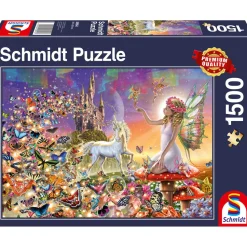 Puzzle 1500 pièces : Un monde féerique - Schmidt