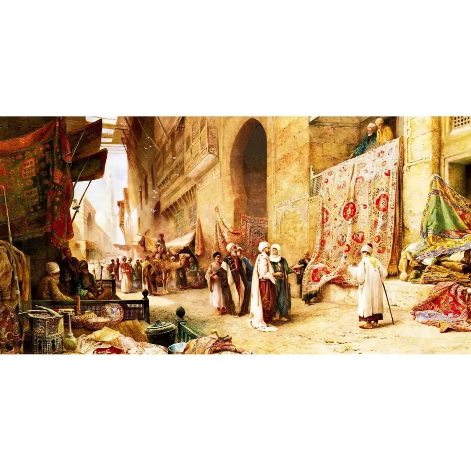 Puzzle 1500 pièces : Une vente de tapis au Caire - Anatolian