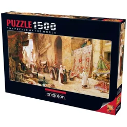 Puzzle 1500 pièces : Une vente de tapis au Caire - Anatolian