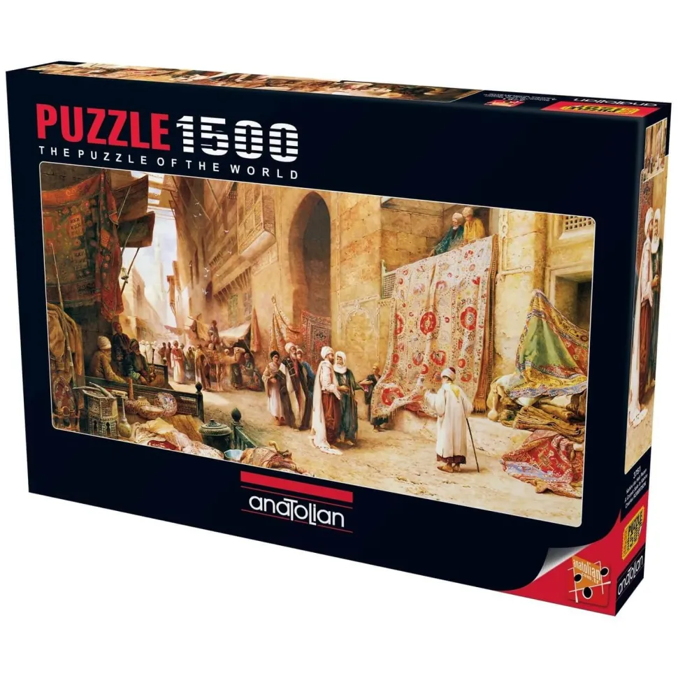 Puzzle 1500 pièces : Une vente de tapis au Caire - Anatolian