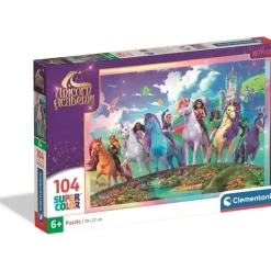 Puzzle 104 pièces : Unicorn Academy - Clementoni