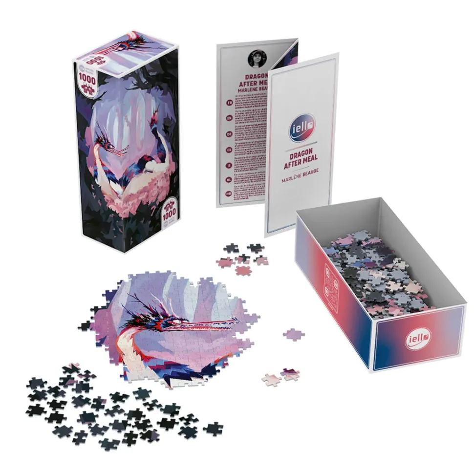 Puzzle 1000 pièces : Universe : Dragon After Meal - Iello