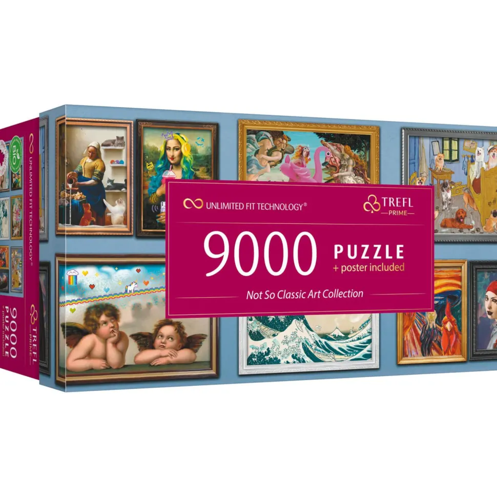 Puzzle 9000 pièces : Unlimited Fit Technology : Collection d'art pas si classique - Trefl Prime