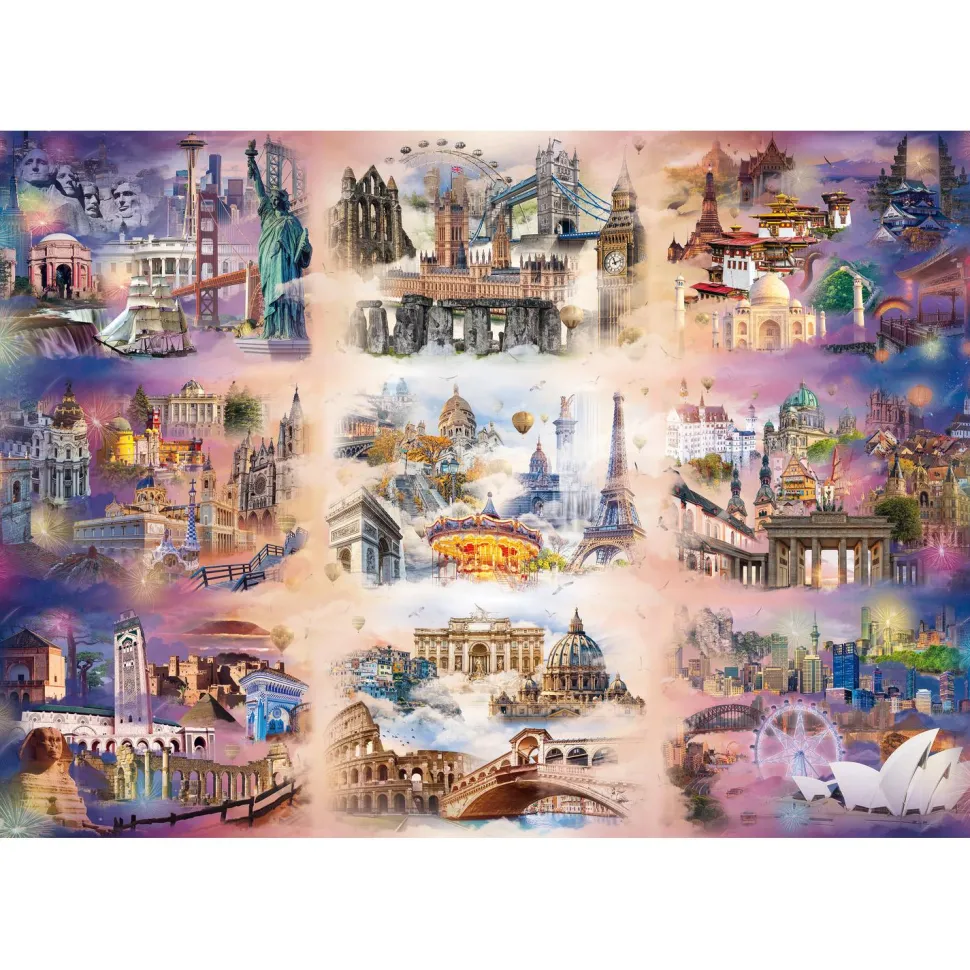 Puzzle 13500 pièces : Unlimited Fit Technology - Villes au-delà des nuages - Trefl