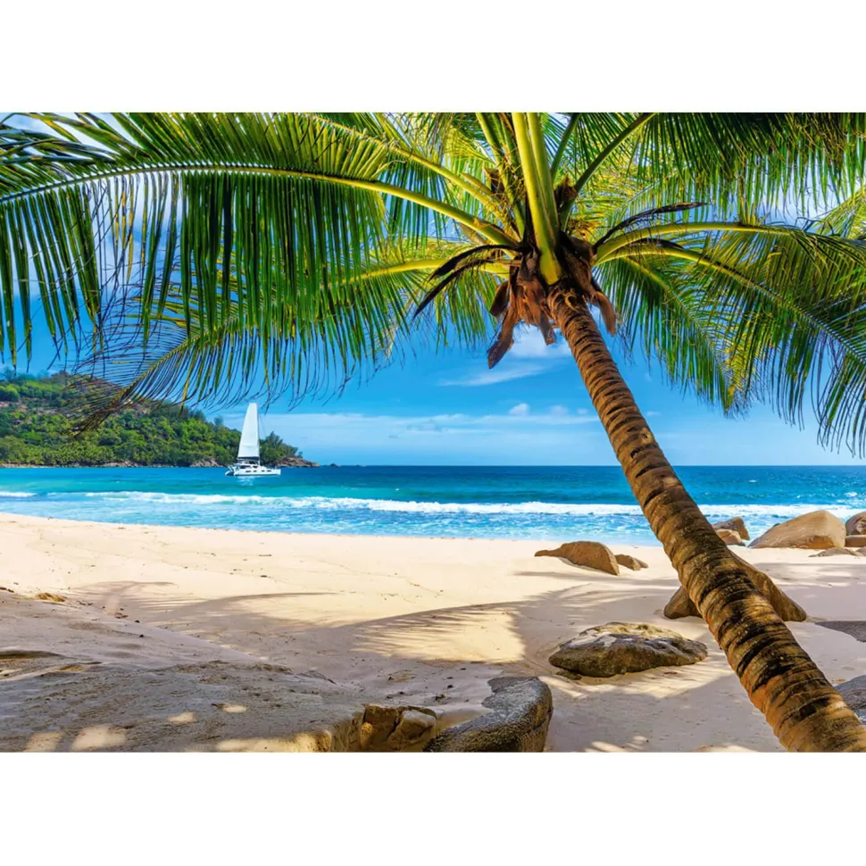 Puzzle 500 pièces : Vacances aux Seychelles - Castorland