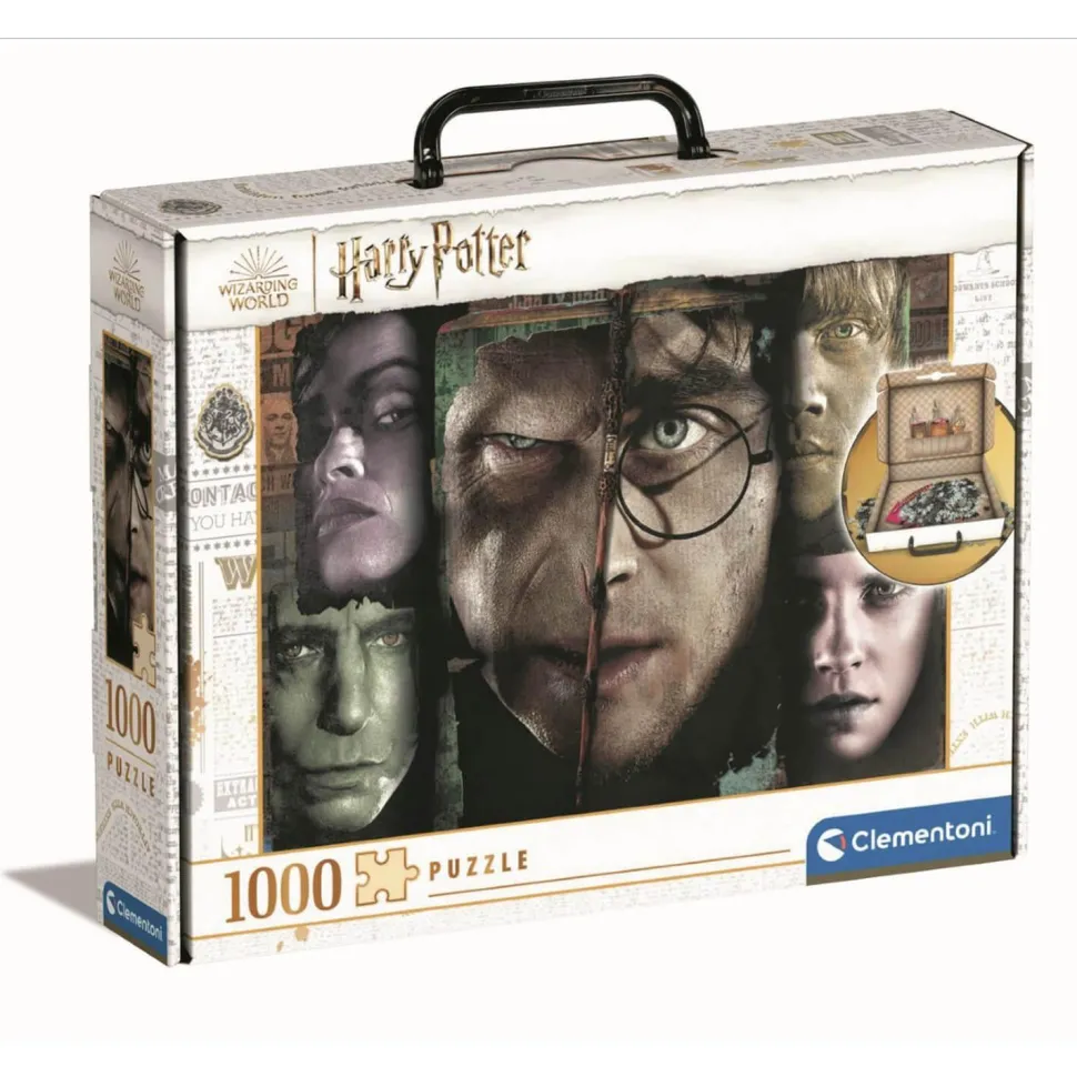 Puzzle 1000 pièces : Valisette Harry Potter - Clementoni