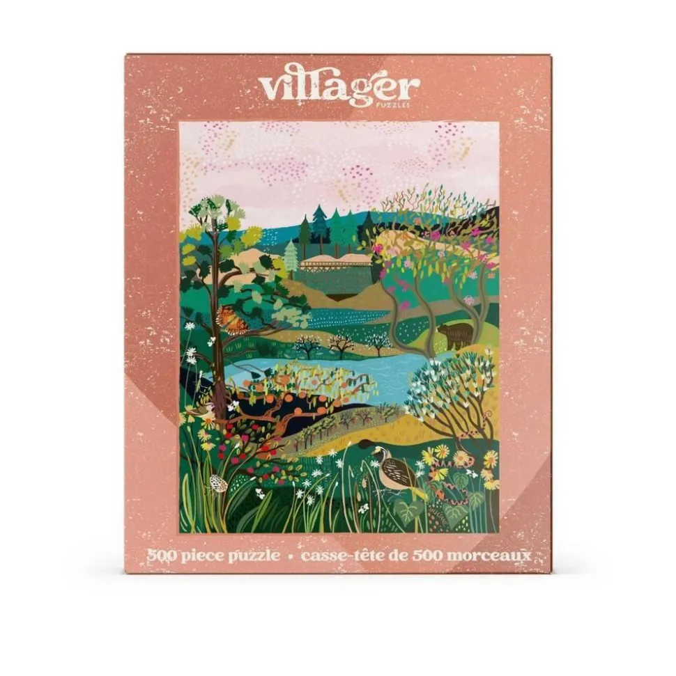 Puzzle 500 pièces : Vallée de l'Okanagan par Anja Jane - Villager Puzzles