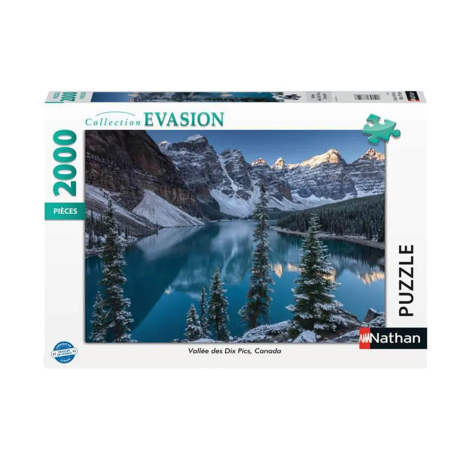 Puzzle 2000 pièces : Vallée Des Dix Pics, Canada - Nathan
