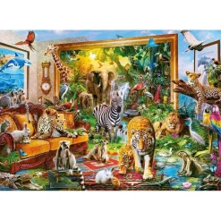 Puzzle 1000 pièces : Venir dans la pièce - Castorland